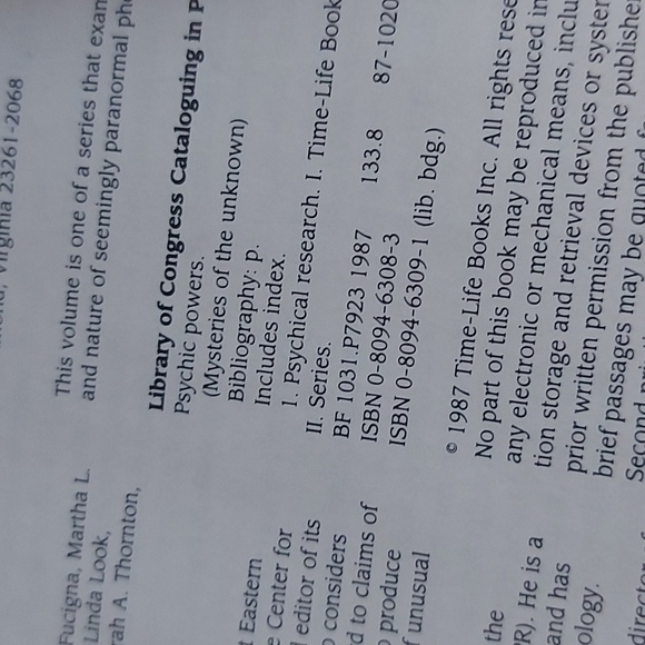 Vintage Book Mysteries of the Unknown Psychic Powers - Picture 3 of 7